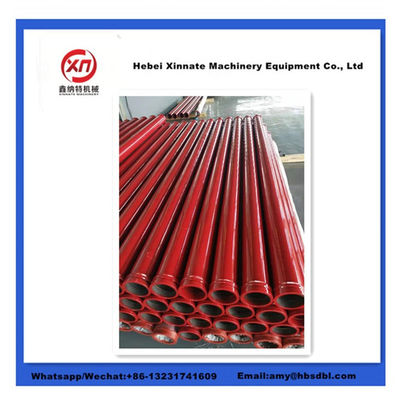 Heat Treatment Harden Seamless Concrete Pump Pipe 1.5-2.0mm